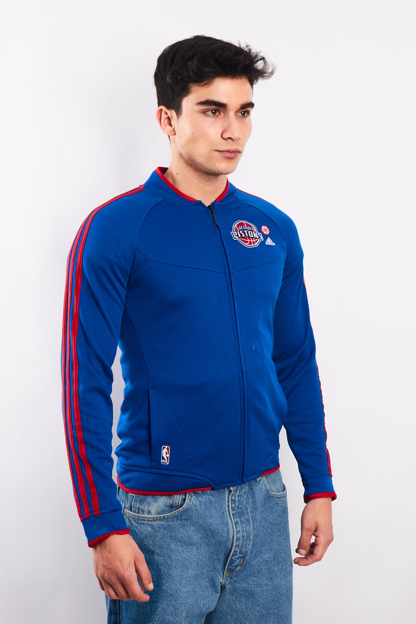 2000 Adidas NBA Detroit Pistons Jacket  (S)