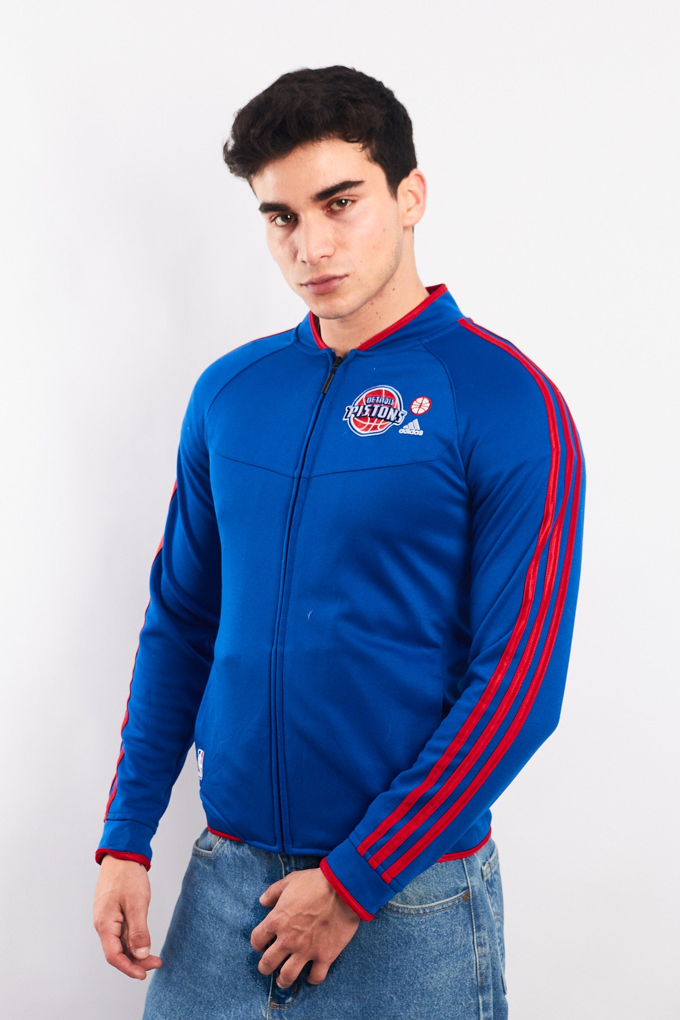 2000 Adidas NBA Detroit Pistons Jacket  (S)