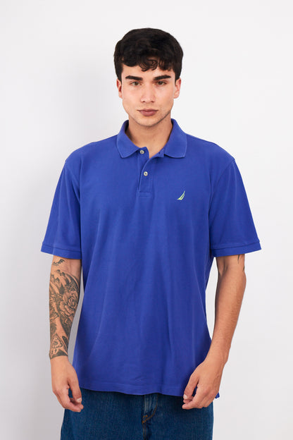 2000 Nautica Grape Polo Shirt (L/XL)