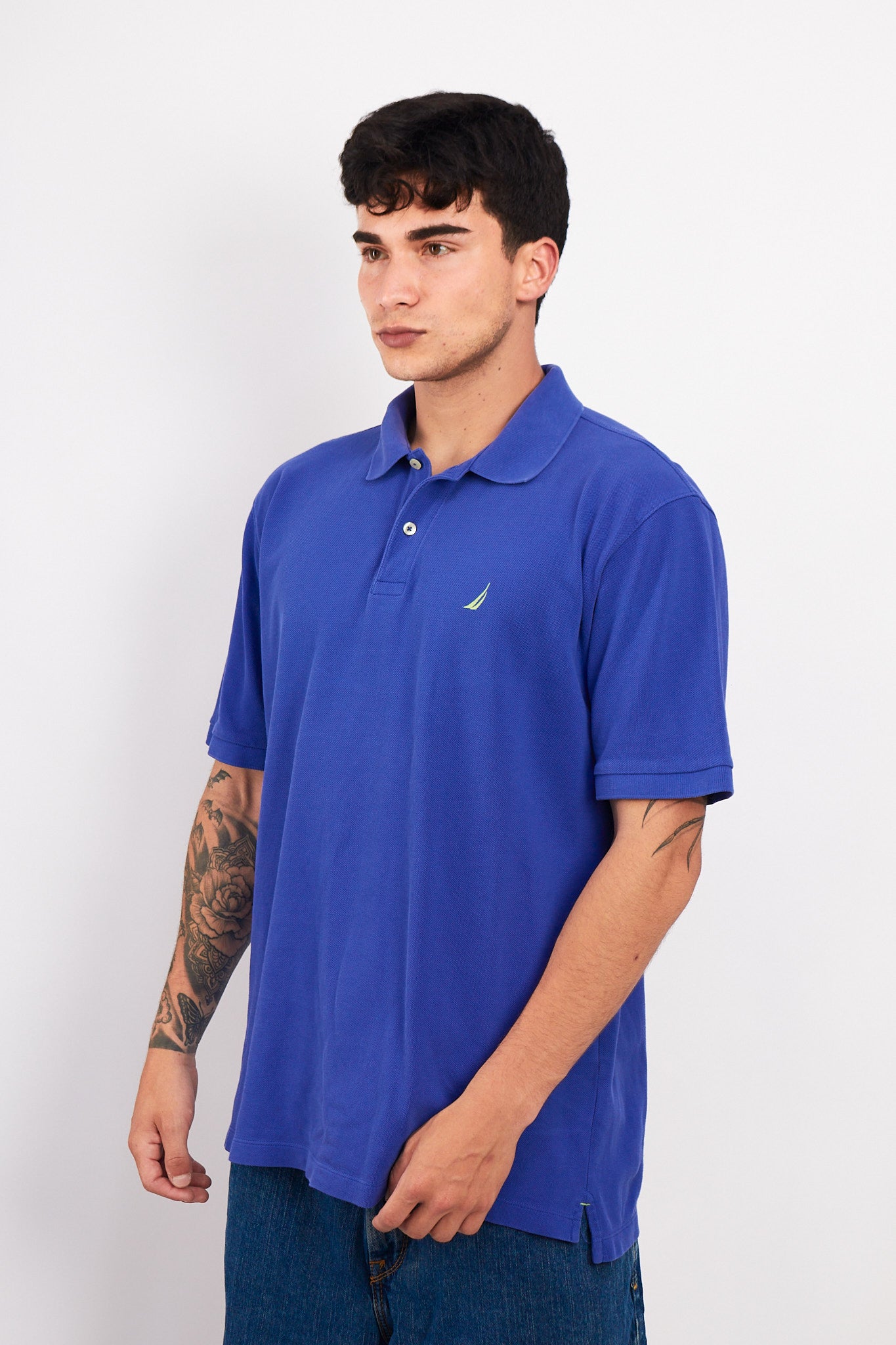 2000 Nautica Grape Polo Shirt (L/XL)