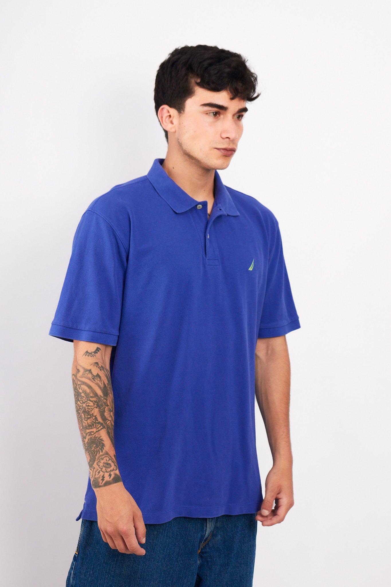 2000 Nautica Grape Polo Shirt (L/XL)
