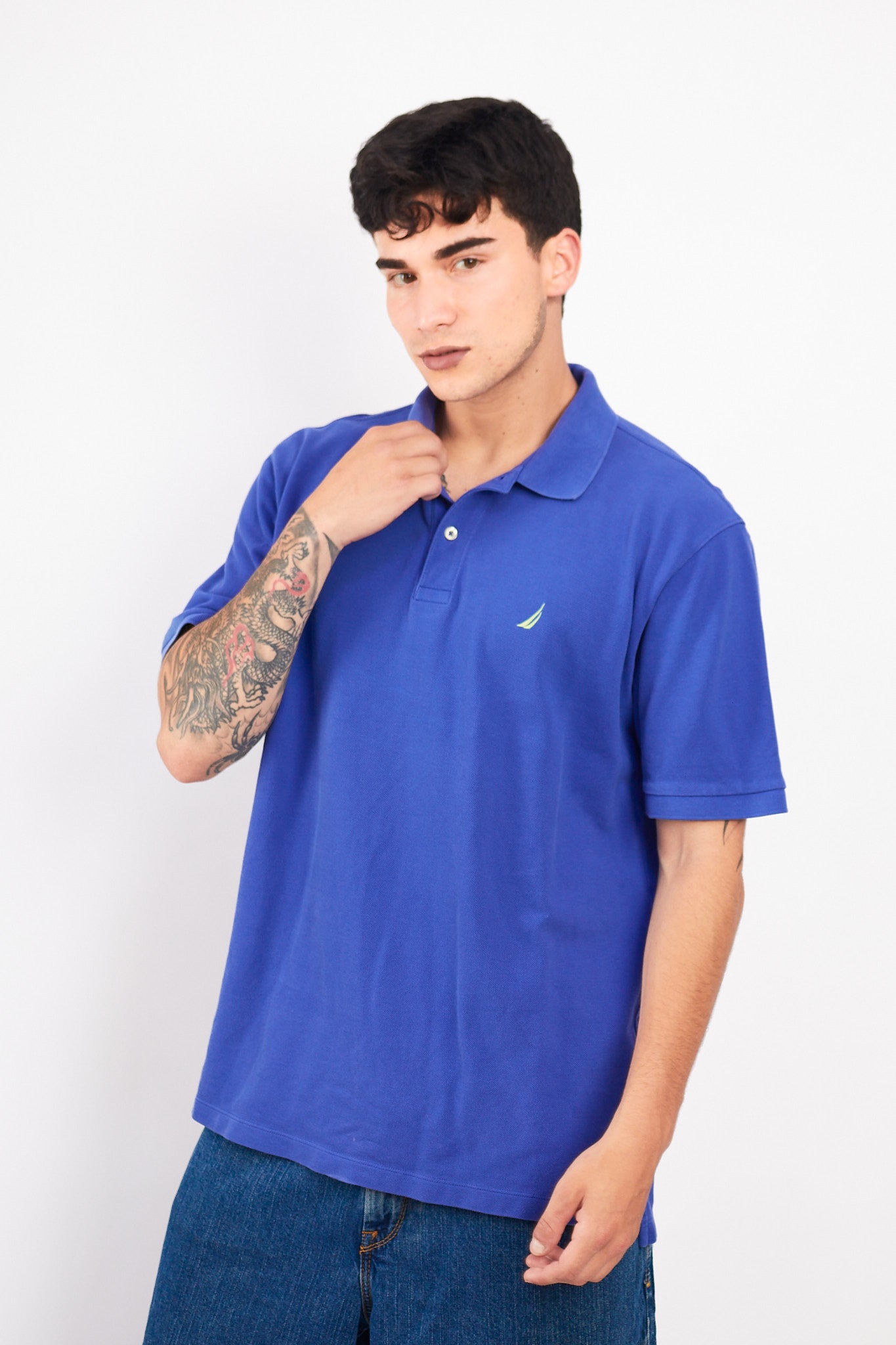 2000 Nautica Grape Polo Shirt (L/XL)