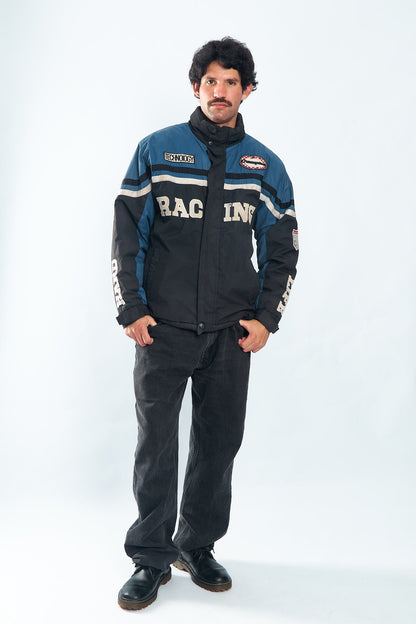 1990 Vintage Padded Racing Jacket (L/XL)