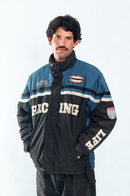 1990 Vintage Padded Racing Jacket (L/XL)