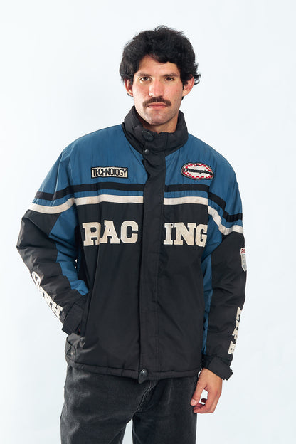 1990 Vintage Padded Racing Jacket (L/XL)