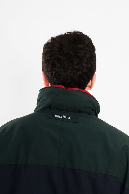 1990 Vintage Nautica Sailing Flag Impermeable Cargo Parka (L/XL)