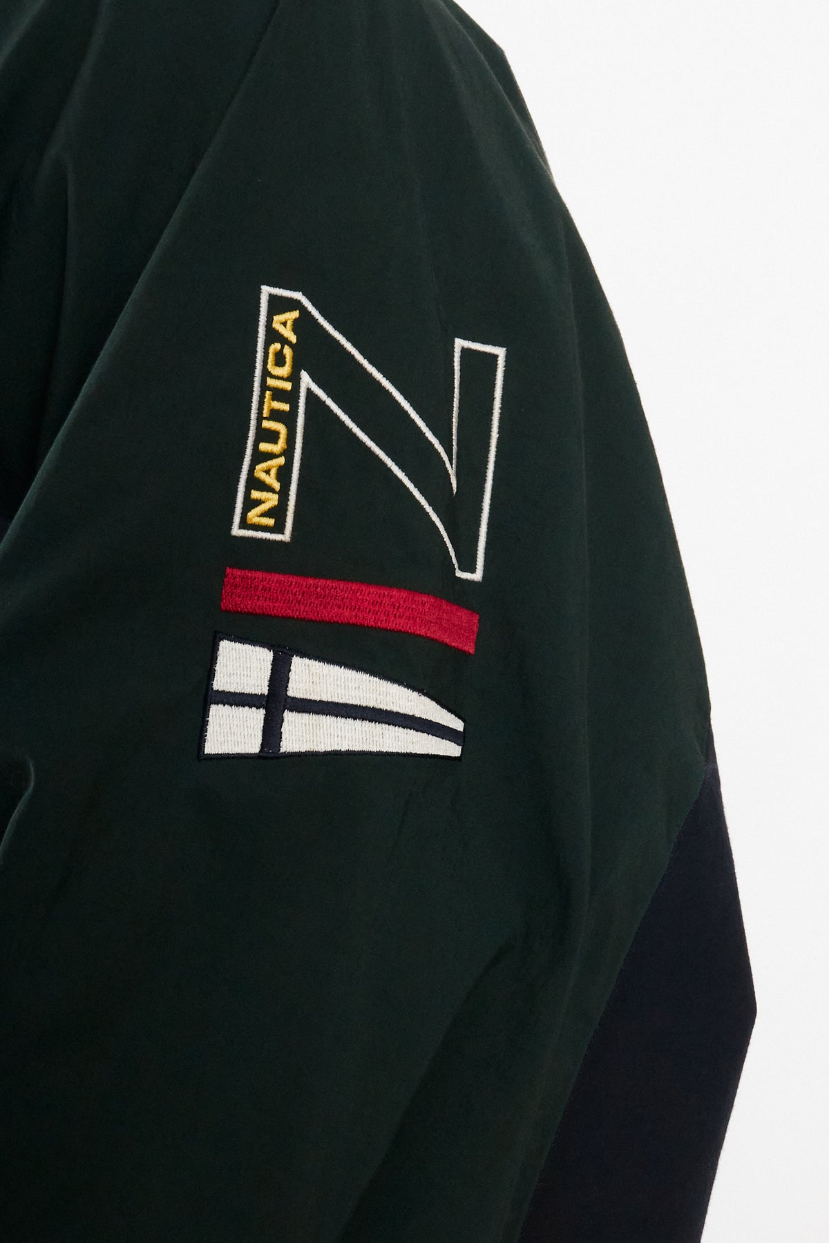 1990 Vintage Nautica Sailing Flag Impermeable Cargo Parka (L/XL)