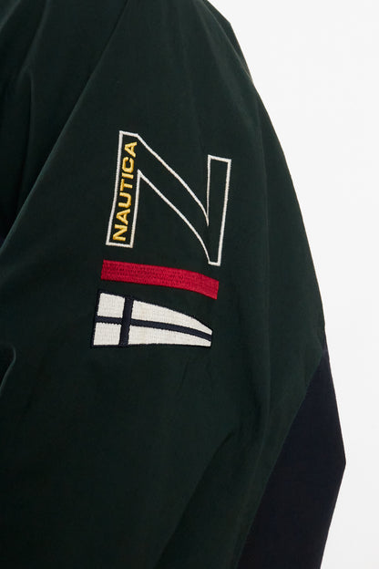 1990 Vintage Nautica Sailing Flag Impermeable Cargo Parka (L/XL)