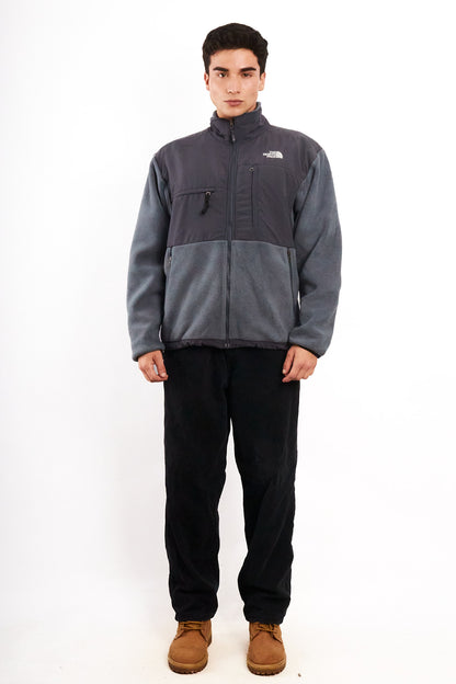 2000 Vintage North Face Retro Gray Denali Jacket (M)