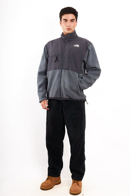 2000 Vintage North Face Retro Gray Denali Jacket (M)