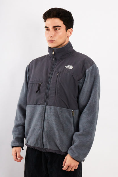 2000 Vintage North Face Retro Gray Denali Jacket (M)