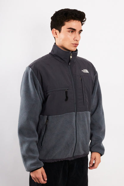 2000 Vintage North Face Retro Gray Denali Jacket (M)