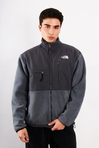 2000 Vintage North Face Retro Gray Denali Jacket (M)