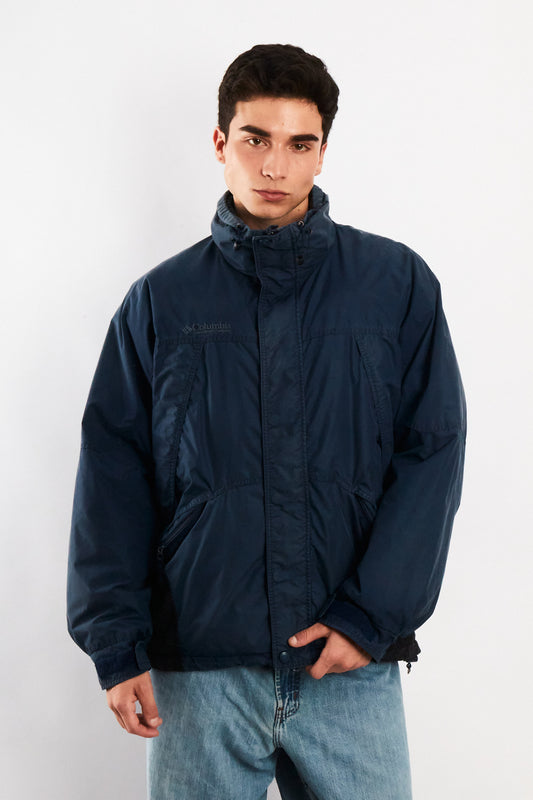 2000 Vintage Columbia Steel Blue Padded Jacket (M/L)