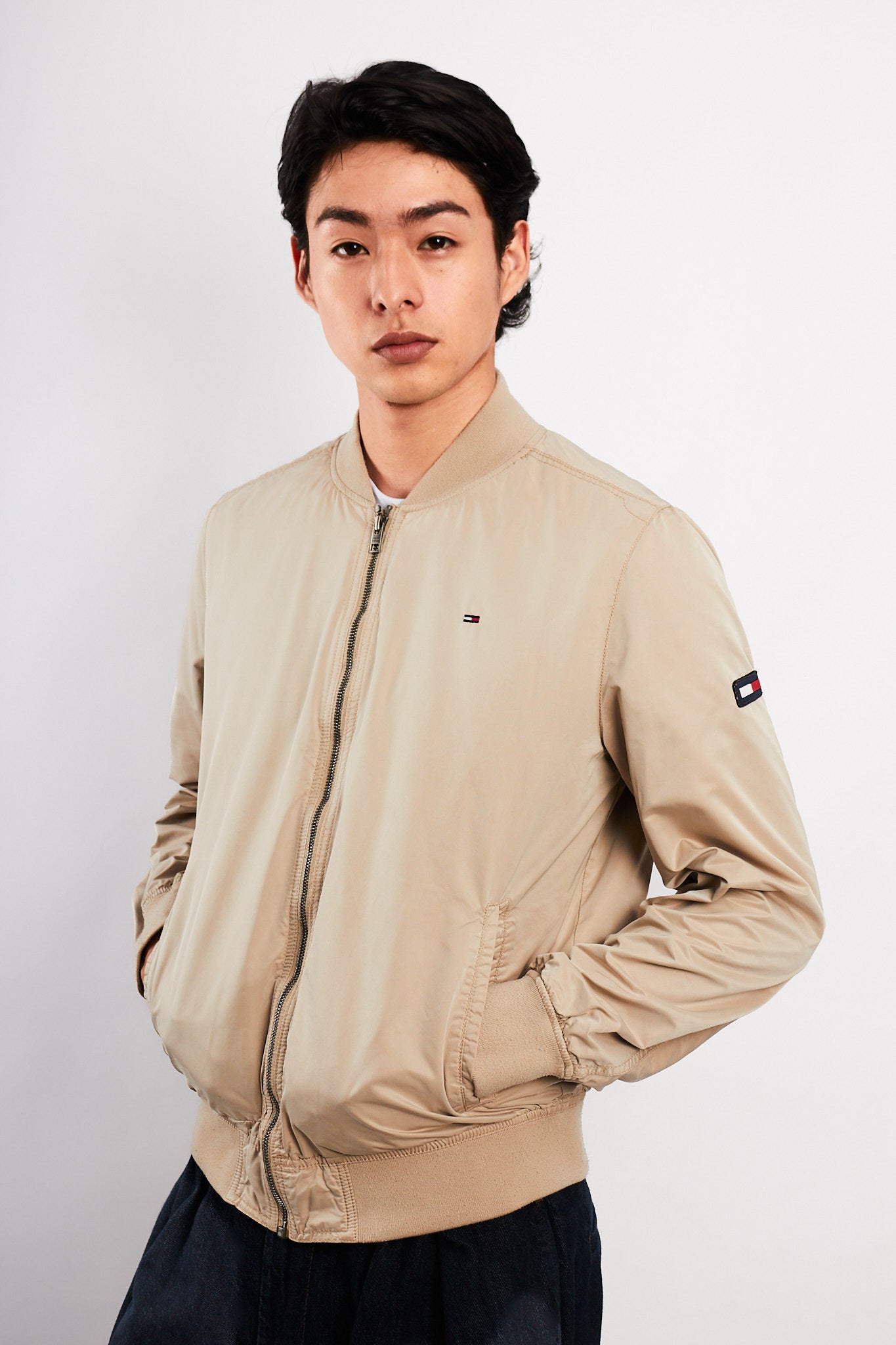 2000 Vintage Tommy Hilfiger Bomber Jacket (M)