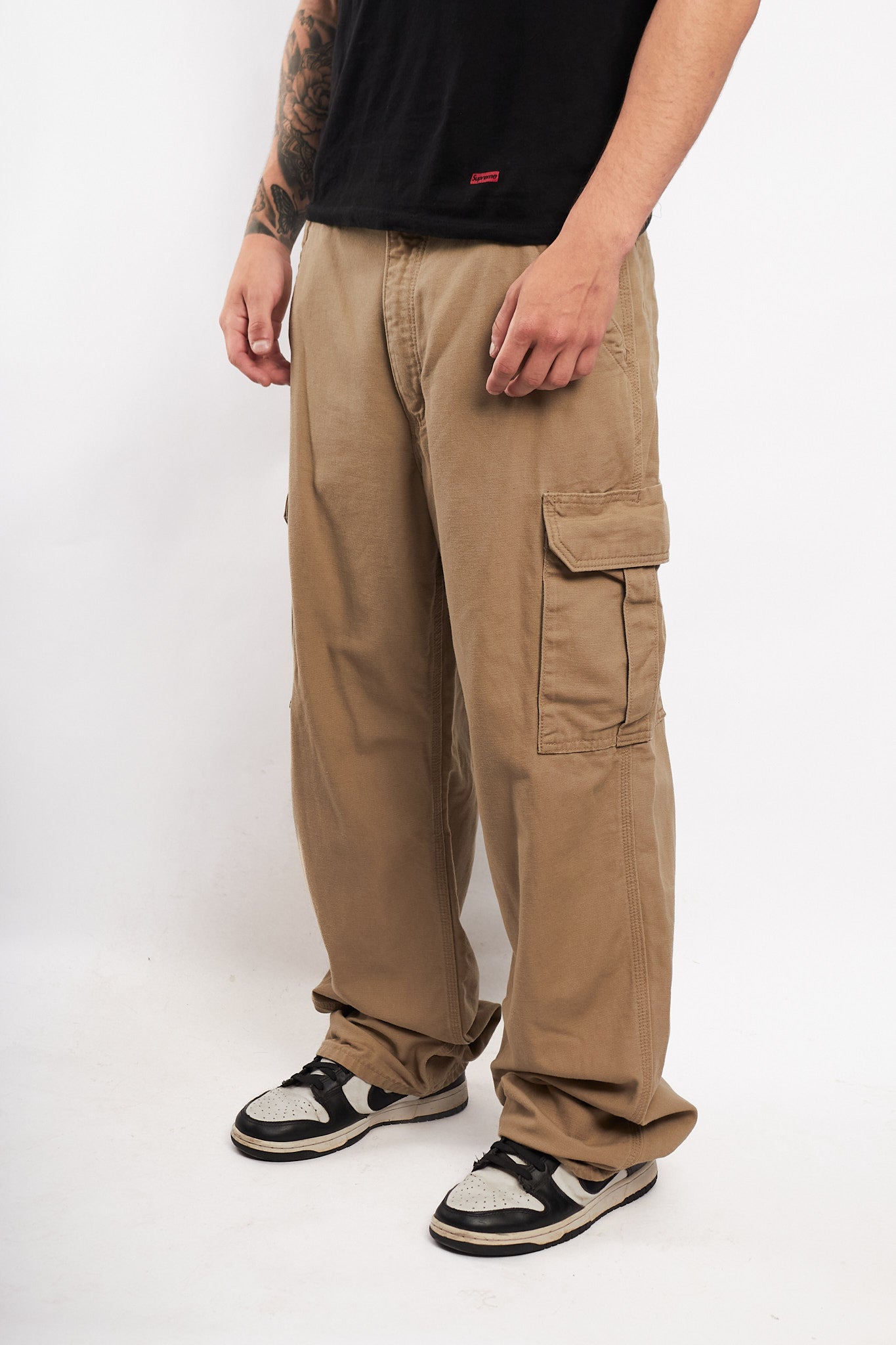 Vintage Carhartt Golden Khakhi Baggy Cargo Pant (34/36)