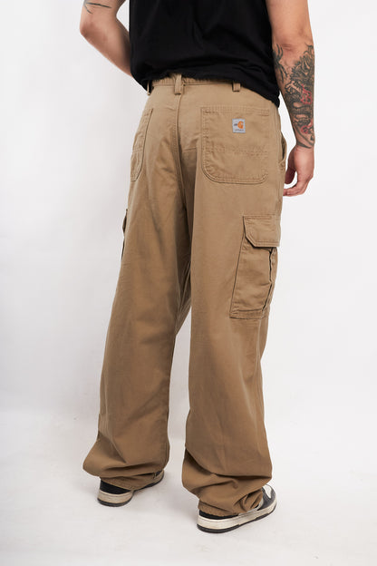 Vintage Carhartt Golden Khakhi Baggy Cargo Pant (34/36)