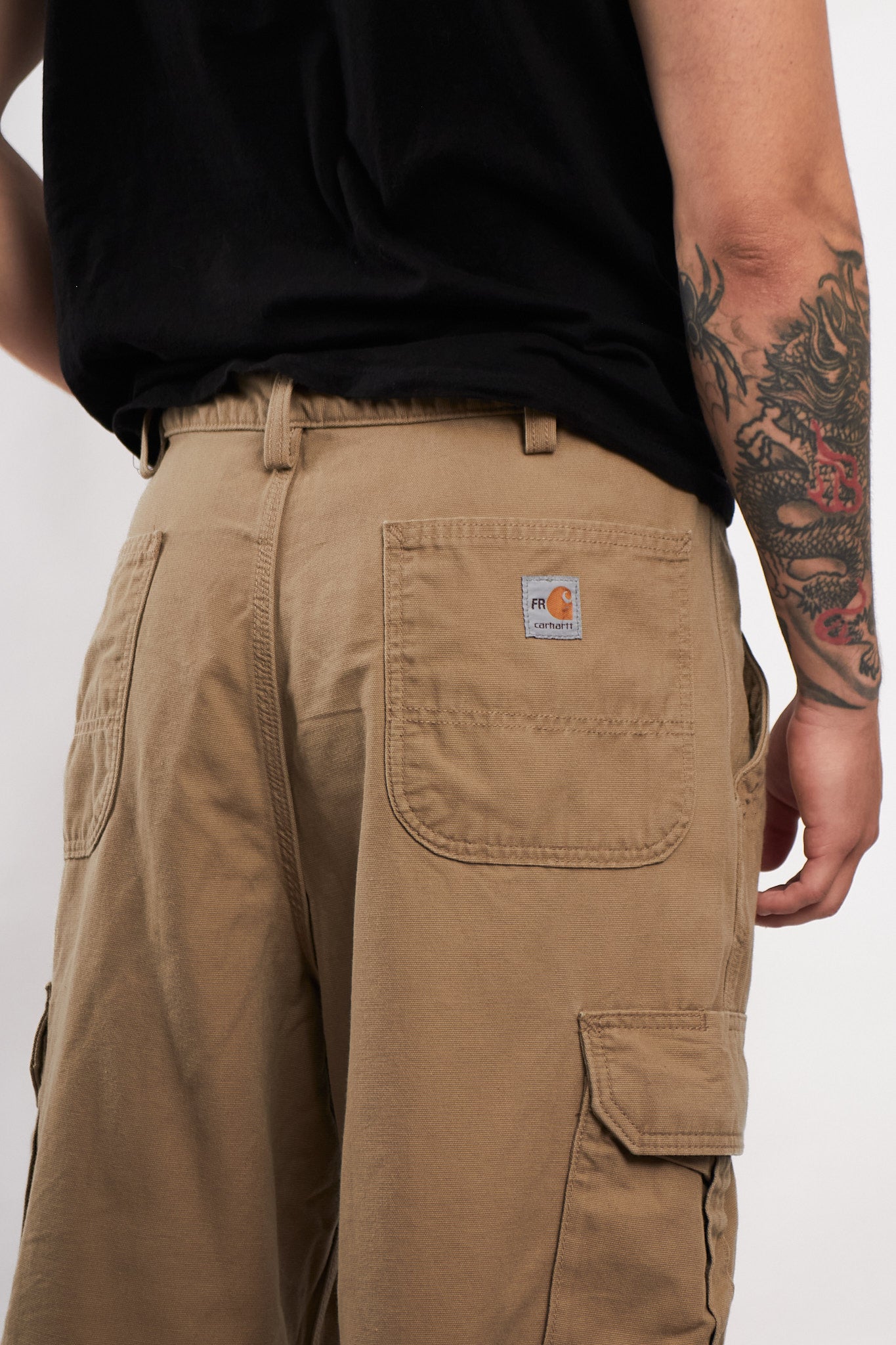 Vintage Carhartt Golden Khakhi Baggy Cargo Pant (34/36)