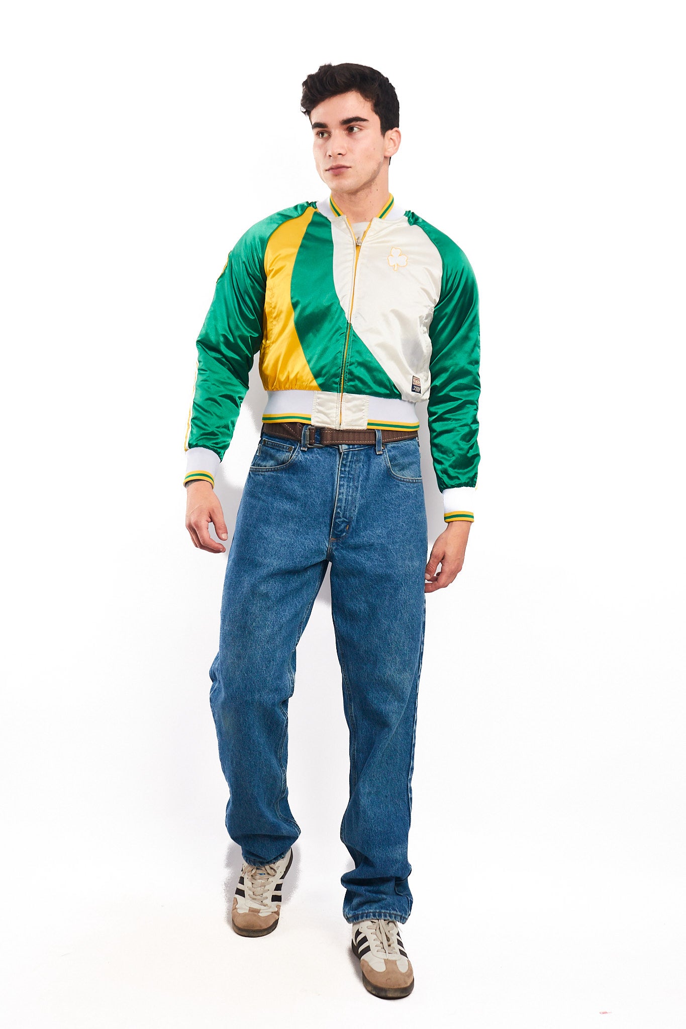 1990 Hardwood Classic NBA Boston Celtics Reversible Jacket (XS/S)