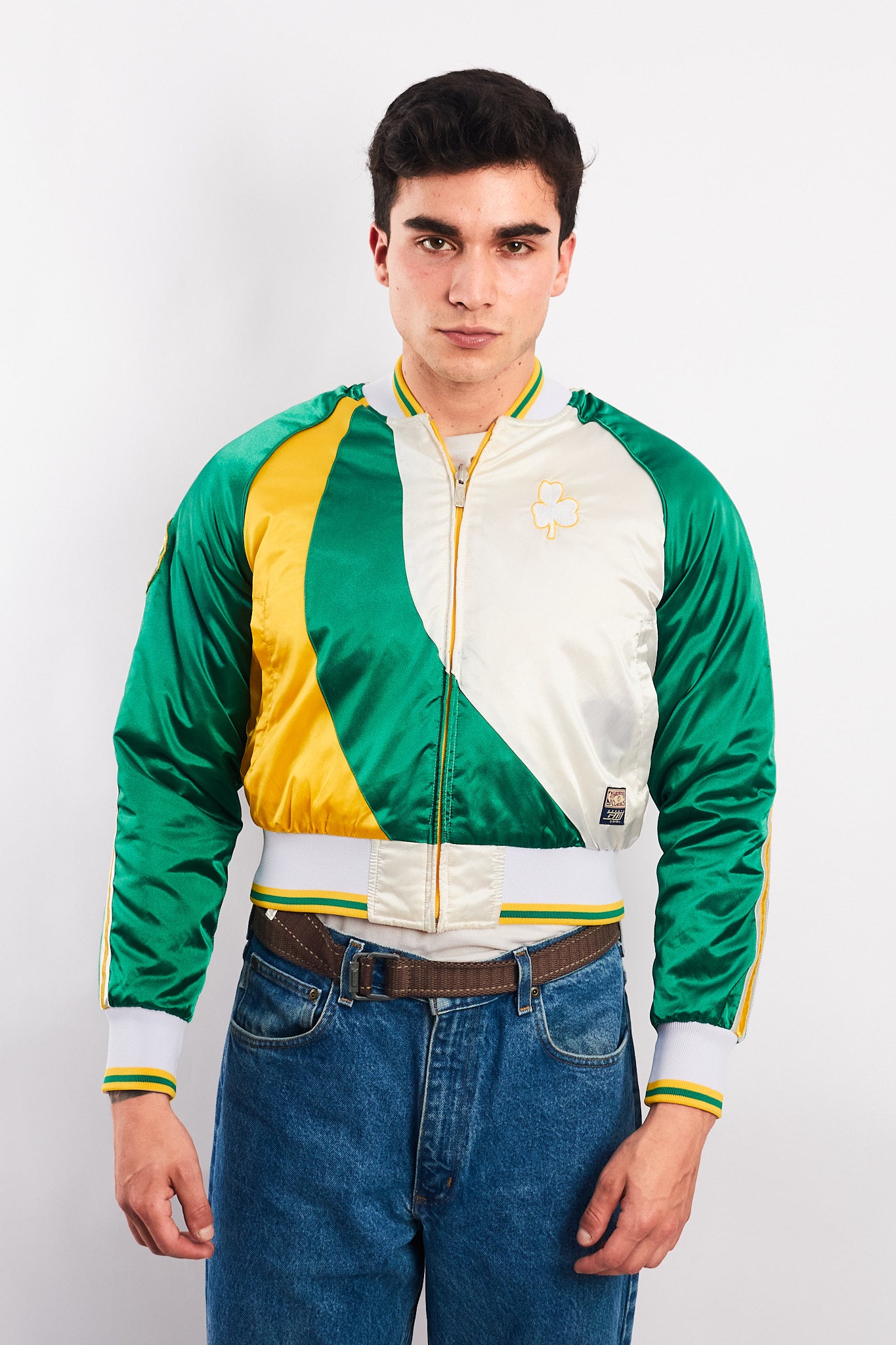 1990 Hardwood Classic NBA Boston Celtics Reversible Jacket (XS/S)