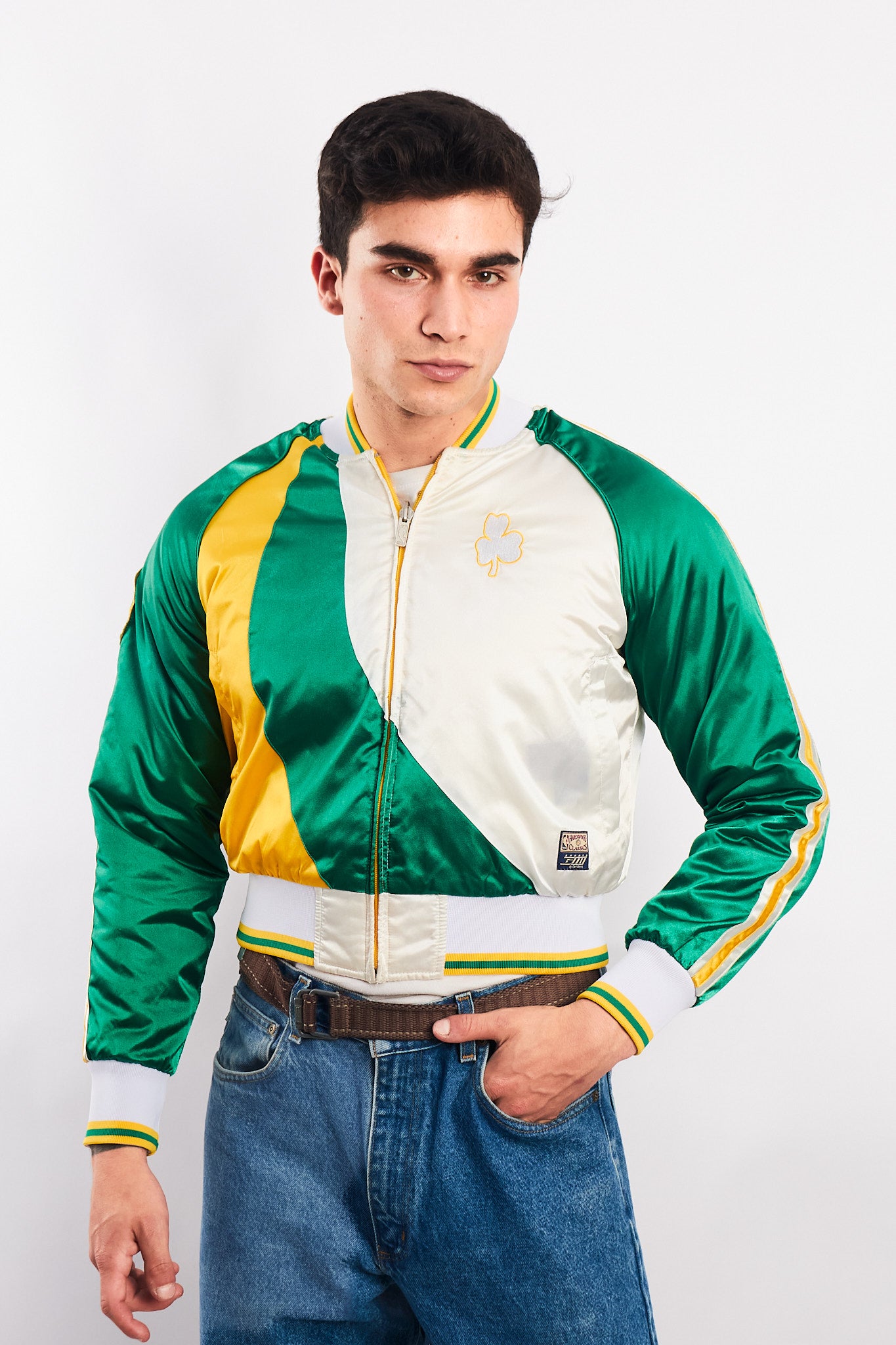 1990 Hardwood Classic NBA Boston Celtics Reversible Jacket (XS/S)
