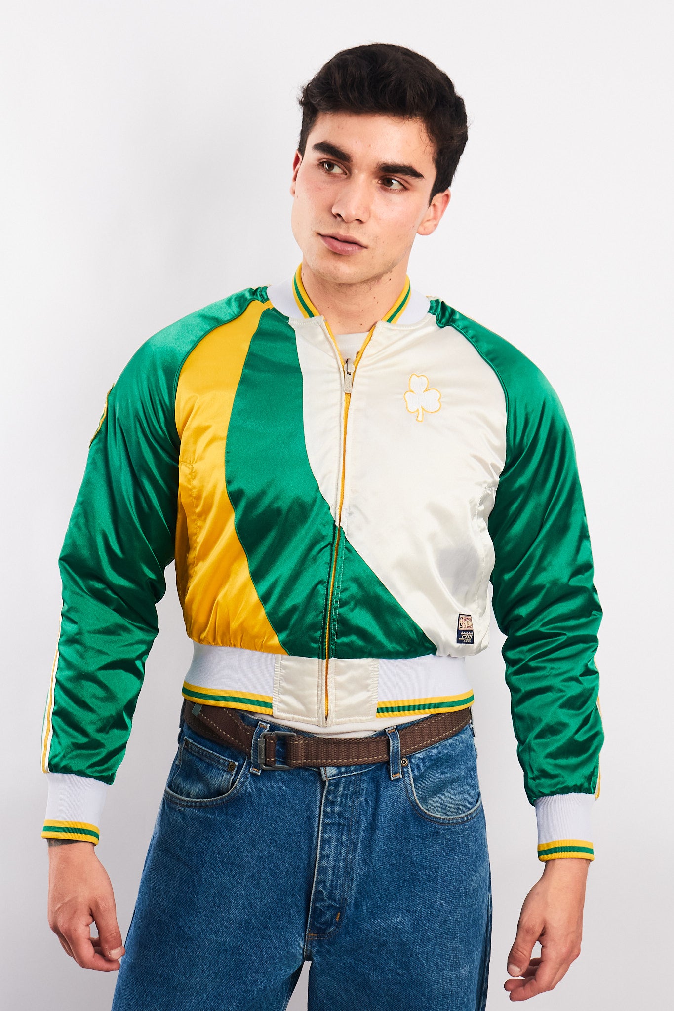 1990 Hardwood Classic NBA Boston Celtics Reversible Jacket (XS/S)