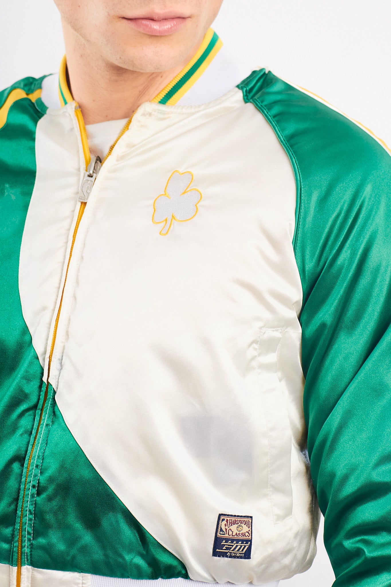 1990 Hardwood Classic NBA Boston Celtics Reversible Jacket (XS/S)