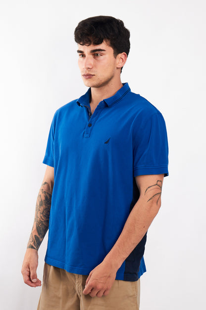 2000 Nautica Navy Polo Shirt (M/L)