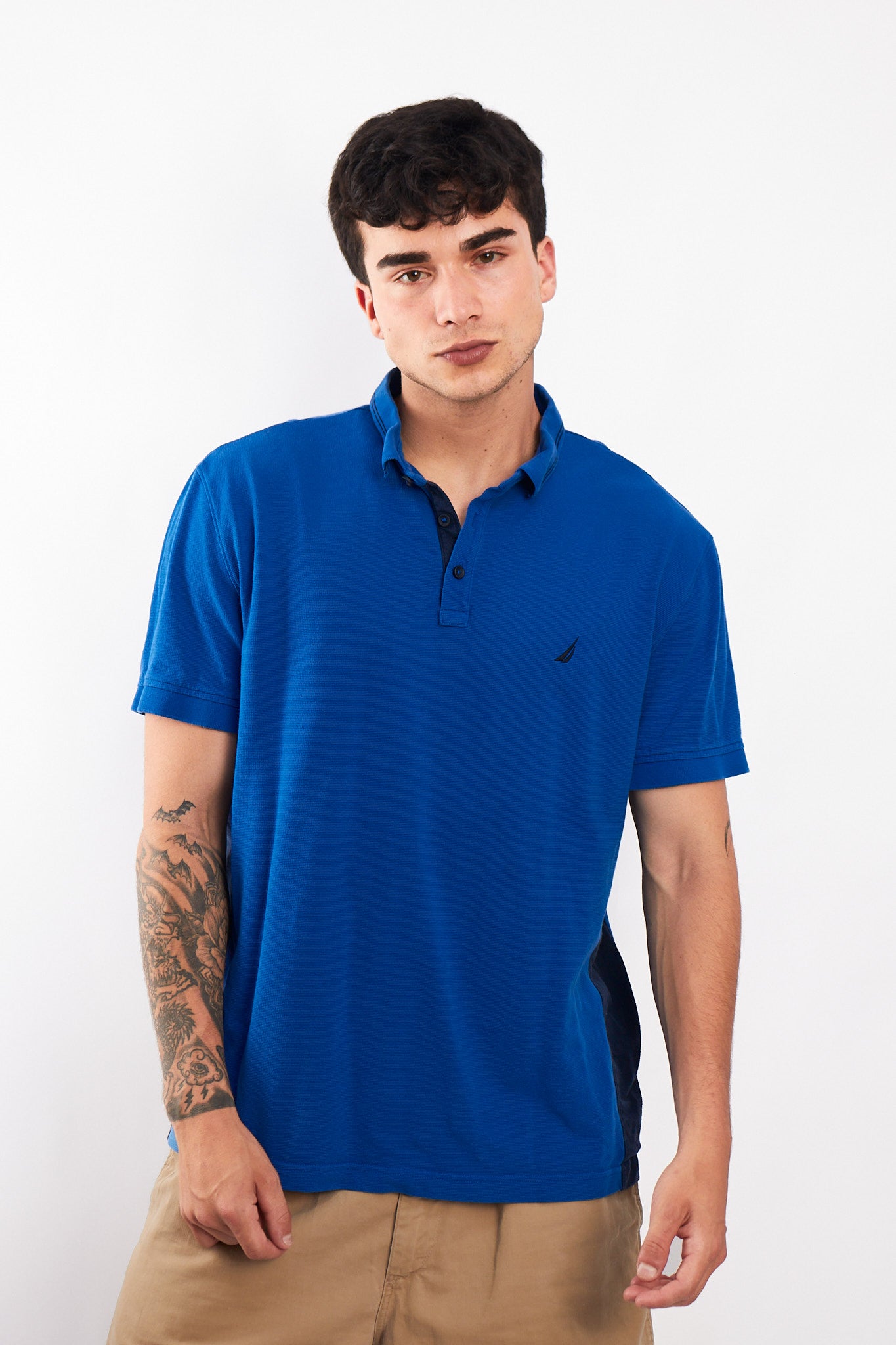 2000 Nautica Navy Polo Shirt (M/L)