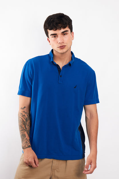 2000 Nautica Navy Polo Shirt (M/L)