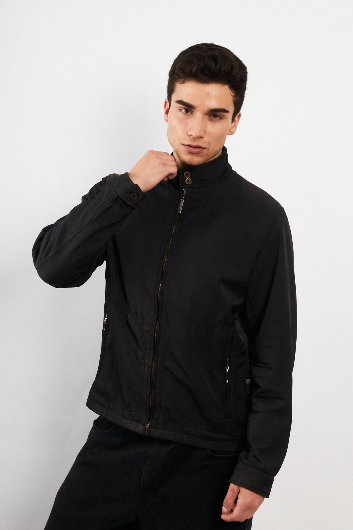 2000 Vintage Night Blue Impermeable Bomber Jacket (M/L)