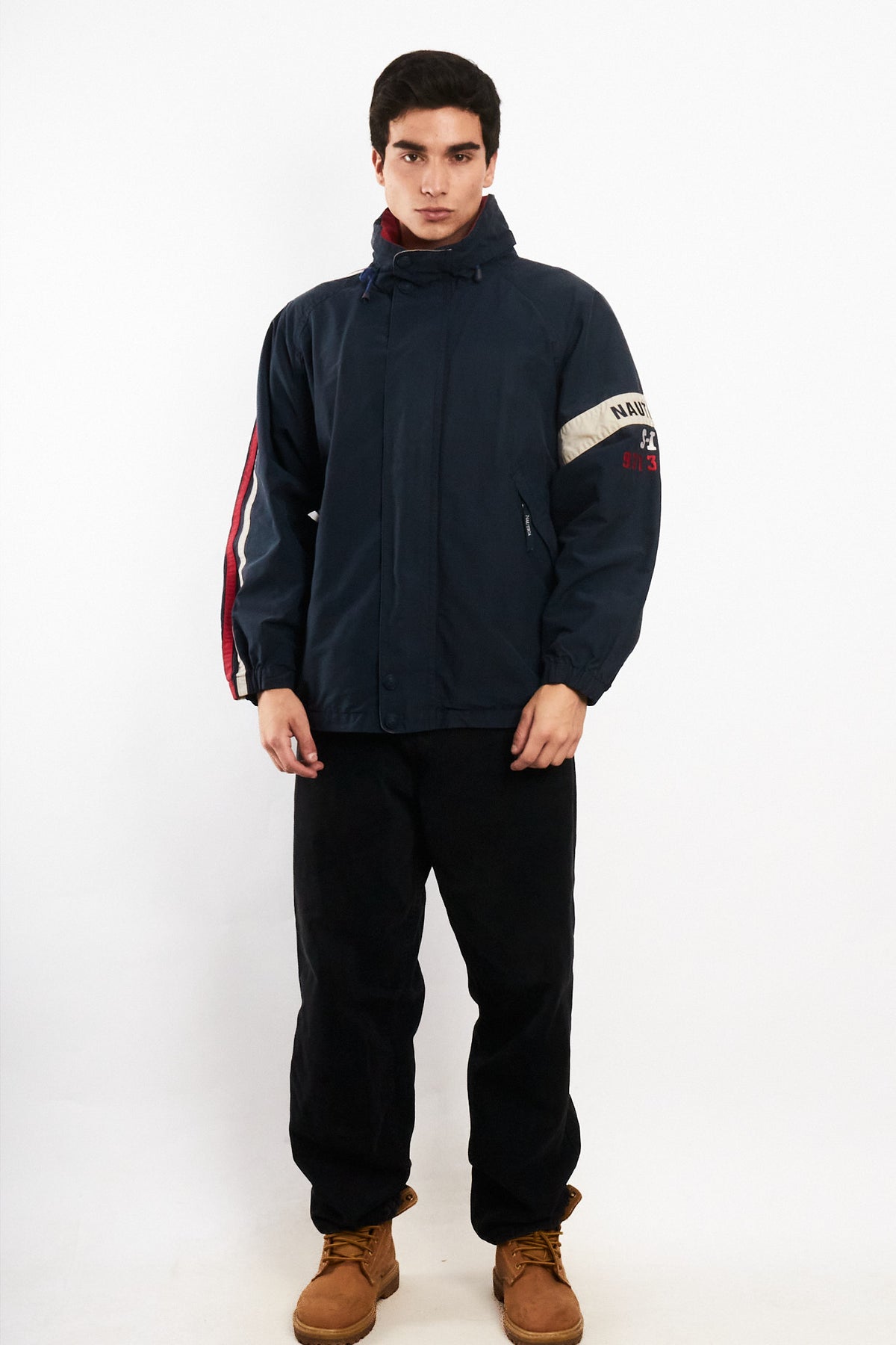 2000 Vintage Nautica Sailing Striped Jacket (M/L)
