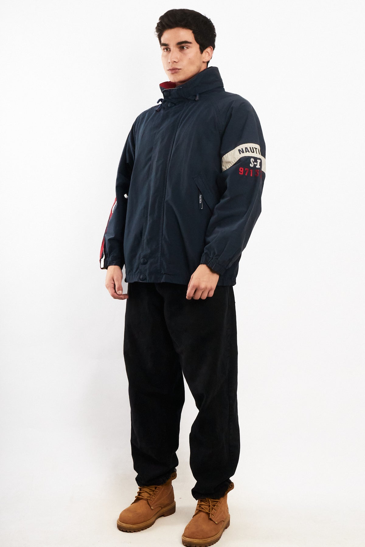 2000 Vintage Nautica Sailing Striped Jacket (M/L)