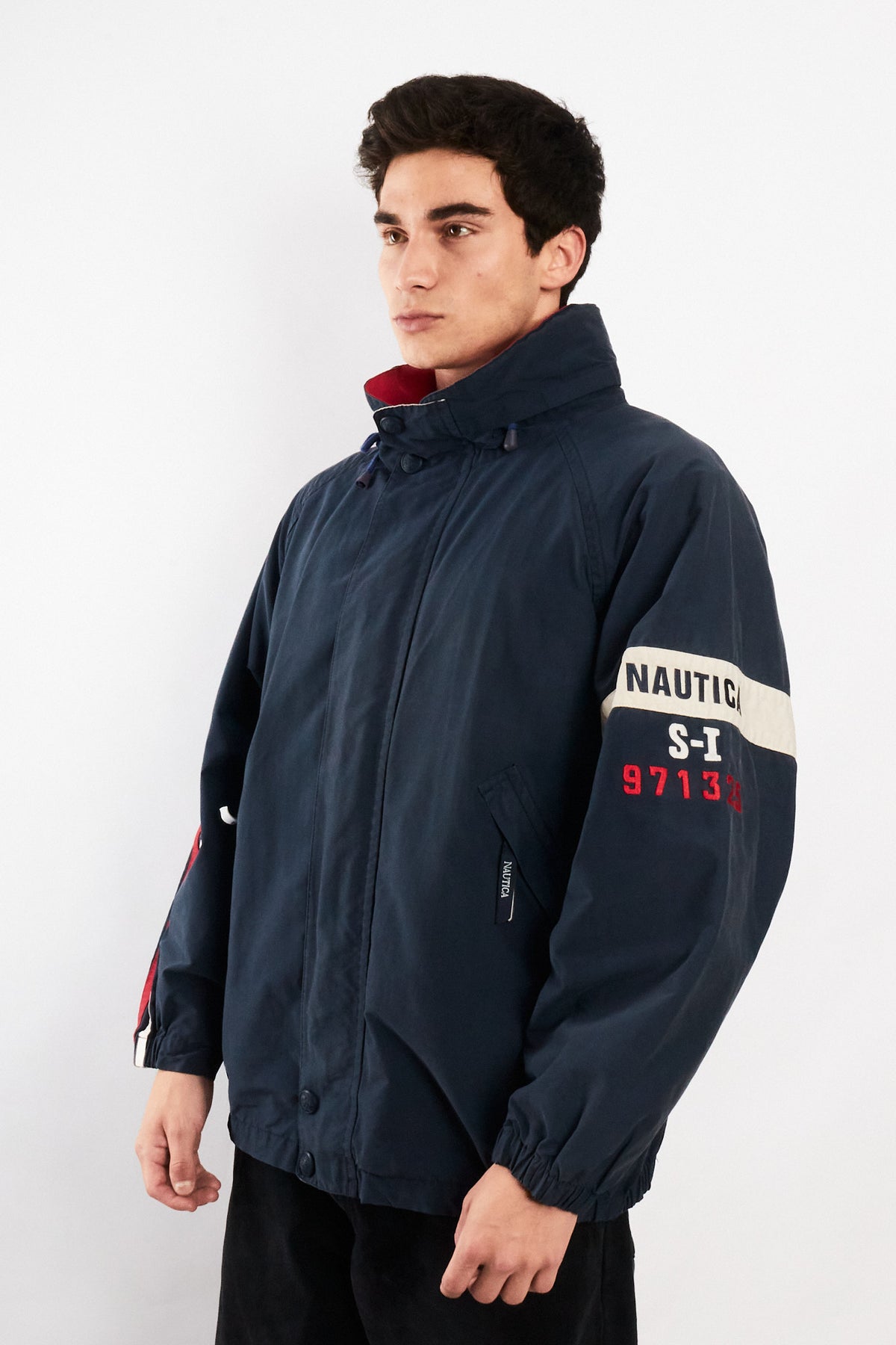 2000 Vintage Nautica Sailing Striped Jacket (M/L)