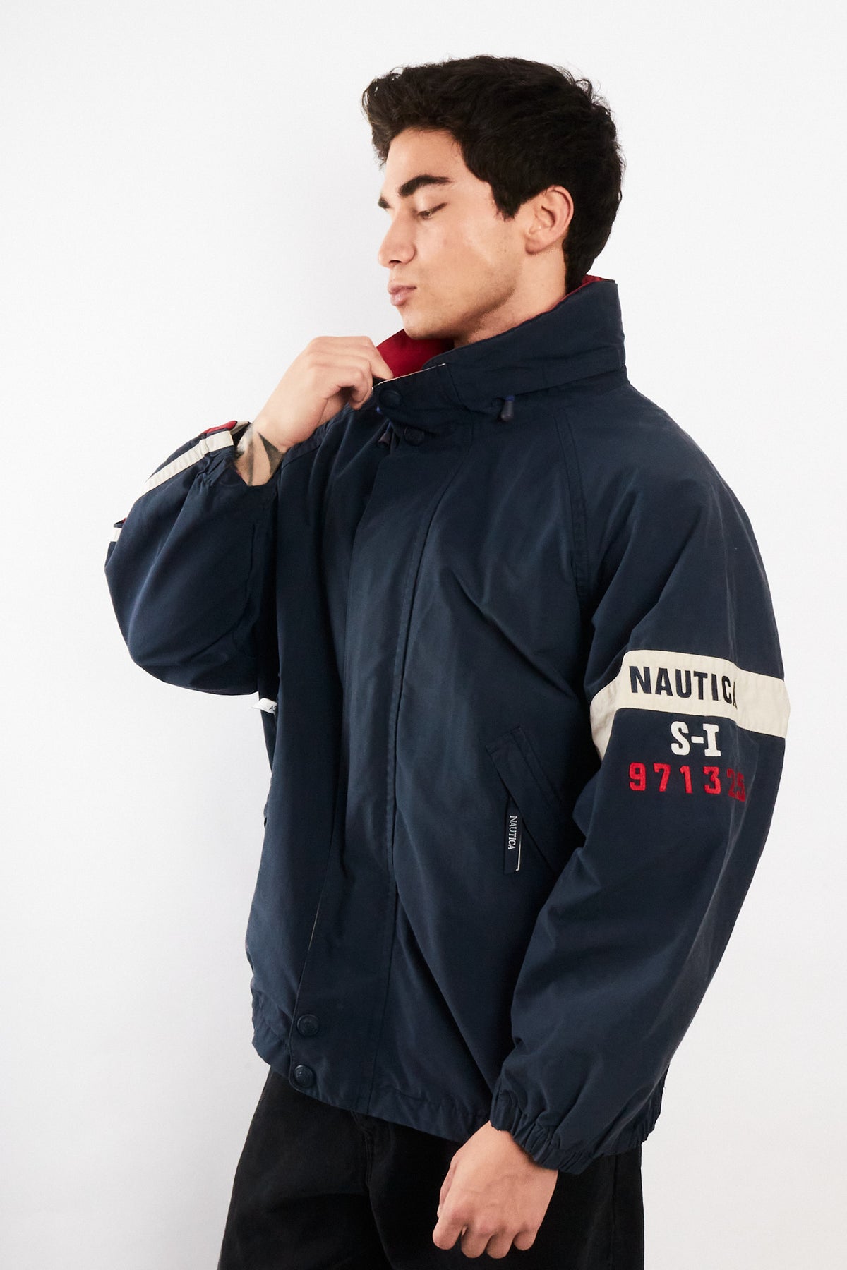 2000 Vintage Nautica Sailing Striped Jacket (M/L)