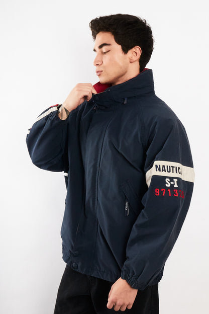 2000 Vintage Nautica Sailing Striped Jacket (M/L)
