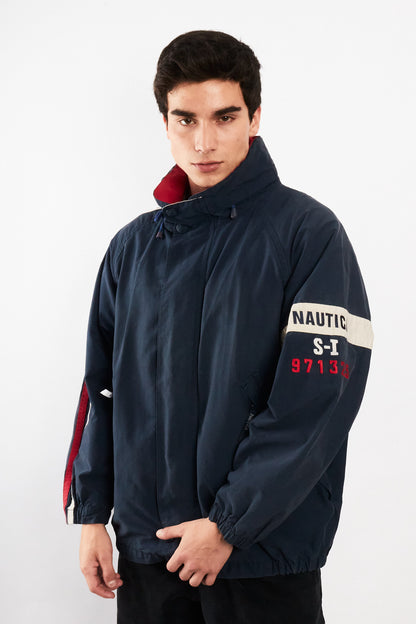 2000 Vintage Nautica Sailing Striped Jacket (M/L)