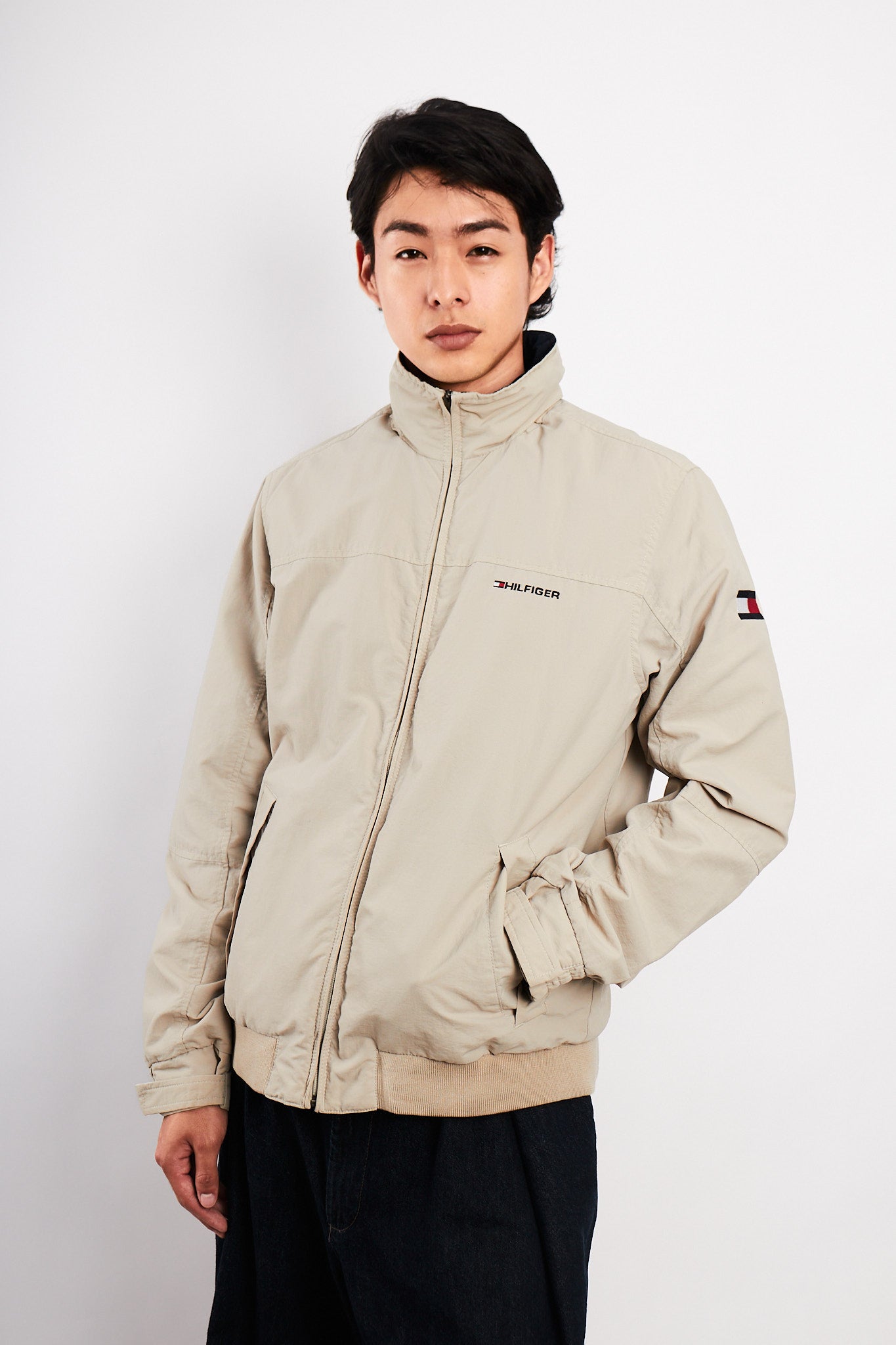 2000 Vintage Tommy Hilfiger Impermeable Spellout Jacket (M/L)