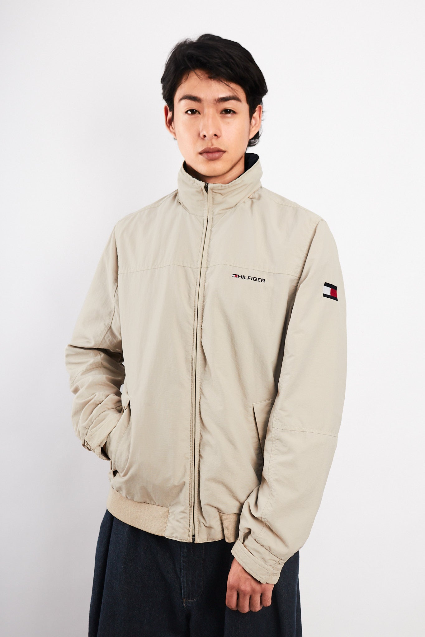 2000 Vintage Tommy Hilfiger Impermeable Spellout Jacket (M/L)