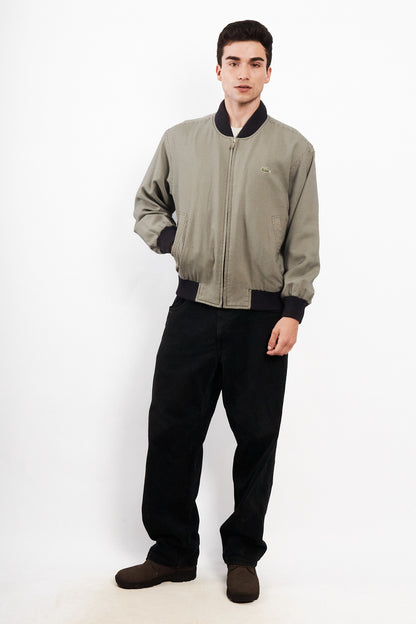 2000 Vintage Lacoste Plaid  Bomber Jacket (M/L)