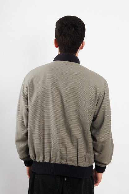 2000 Vintage Lacoste Plaid  Bomber Jacket (M/L)