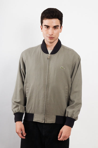 2000 Vintage Lacoste Plaid  Bomber Jacket (M/L)