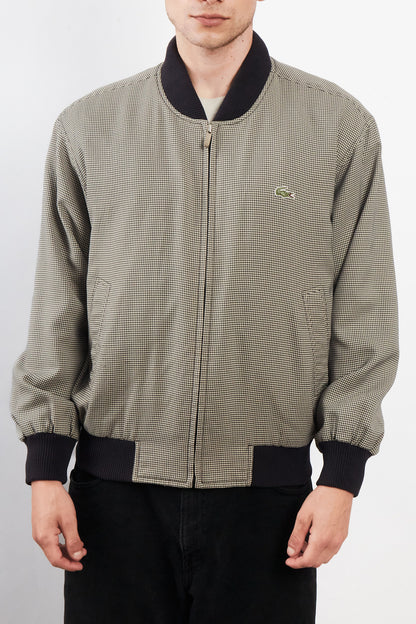 2000 Vintage Lacoste Plaid  Bomber Jacket (M/L)