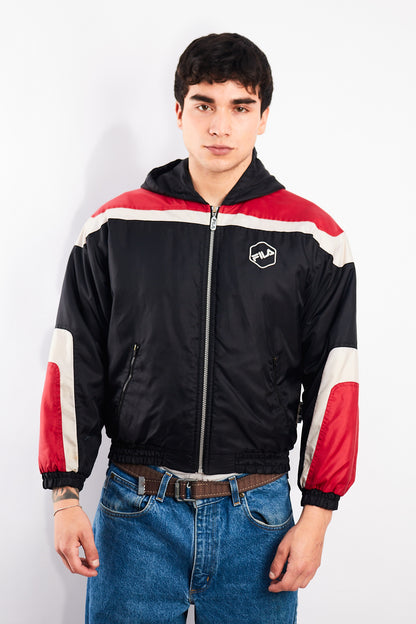 1990 Vintage Fila Calcio Italia Reflective Jacket (S/M)