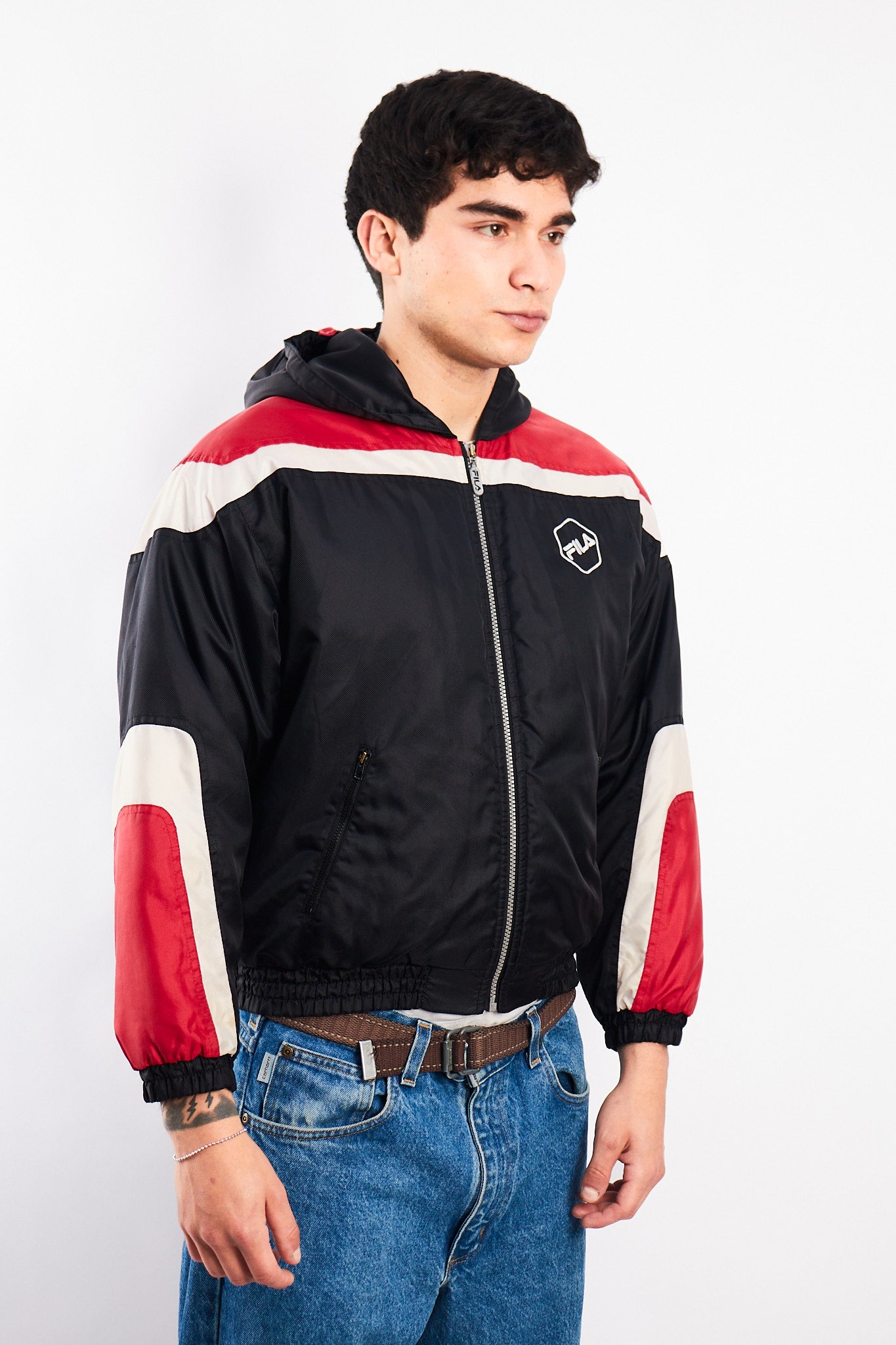 1990 Vintage Fila Calcio Italia Reflective Jacket (S/M)