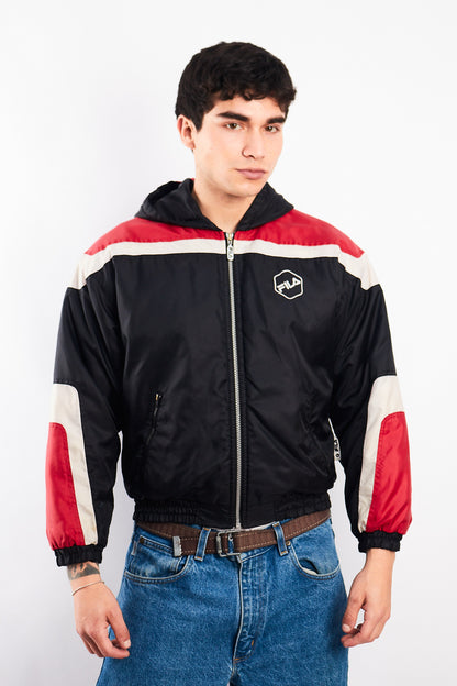 1990 Vintage Fila Calcio Italia Reflective Jacket (S/M)
