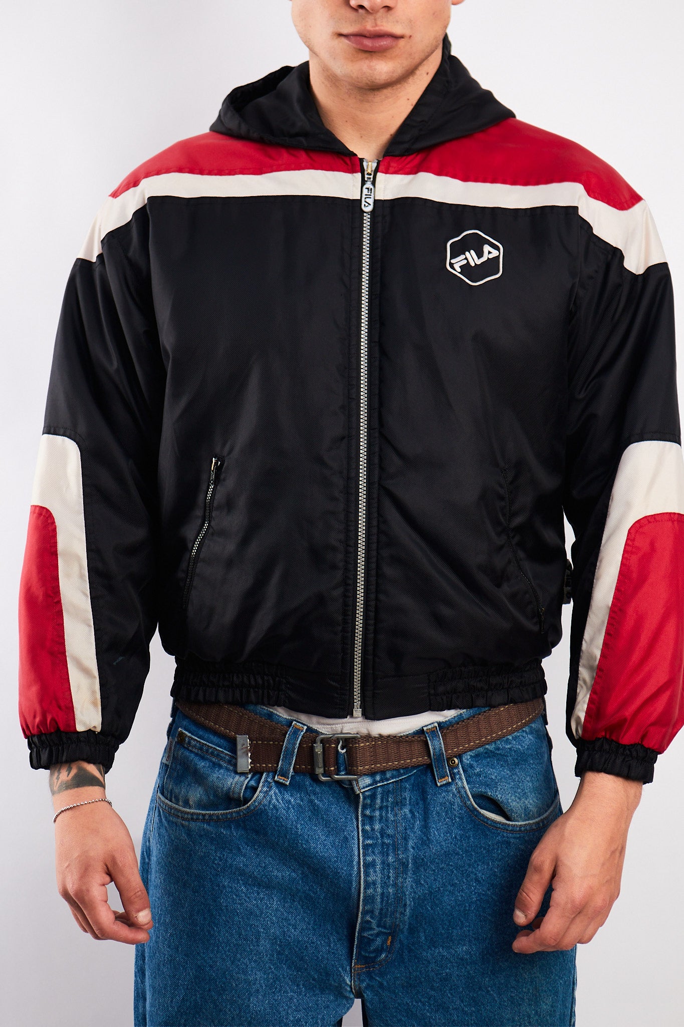 1990 Vintage Fila Calcio Italia Reflective Jacket (S/M)