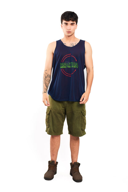 Vintage Nautica Competition Reversible Mesh Tank Top (M/L)