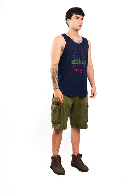 Vintage Nautica Competition Reversible Mesh Tank Top (M/L)