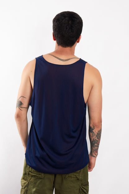 Vintage Nautica Competition Reversible Mesh Tank Top (M/L)